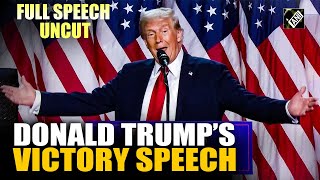 Full Speech Uncut Donald Trump’s victory speech as he wins US Presidential Election for 2nd time [upl. by Asiruam]