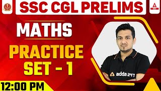 SSC CGL Prelims  SSC CGL Maths Classes  Practice Set 1 [upl. by Noicpecnoc532]