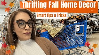 Come Thrift Fall Home Decor  How to Thrift Fall Decor Like a Pro  Big Fall Home Decor Haul [upl. by Ydisac473]