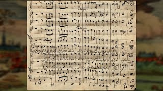 N Bruhns  Cantata quotIch liege und schlafequot orig manuscript [upl. by Odrude]