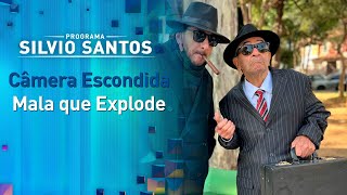 Mala que Explode  Explosive Briefcase Prank  Câmeras Escondidas 100722 [upl. by Meggy]