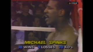 Michael Spinks vs Gerry Cooney [upl. by Nahgaem736]