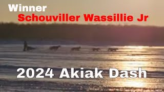 Watch The Thrilling Finish Of The Akiak Dash Sled Dog Race In Beautiful Bethel Alaska [upl. by Eidson]