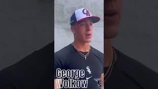 George Wolkow on the progress he is making whitesox mlbdraft [upl. by Eanil]