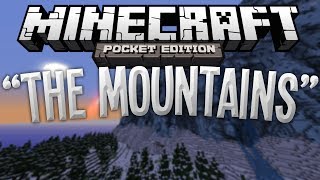 Epic Mountain Range  Ported Custom Map  Minecraft Pocket Edition [upl. by Netsua]