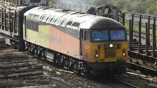 Trains In Margam Knuckle Yard And Baglan Bay Colas [upl. by Minni]