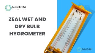 Measuring Relative Humidity with a Wet amp Dry Bulb Hygrometer by RadicalTechArt I RadicalTalks I [upl. by Geehan]