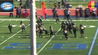 DiggaZone 2014 AAU 8u Super Bowl Pride VS Buccs Incredible [upl. by Neleb]