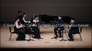 CSaintsaëns Opera Samson and DelilahBacchanale 4 Clarinets and Piano [upl. by Feingold]