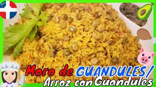 🔴🍚cómo hacer un MORO DE GUANDULES CON COCO DOMINICANO🔥 Receta de moro de guandules con coco fácil [upl. by Nytsua36]