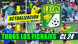 ✅ ACTUALIZACIÓN TODOS Los REFUERZOS  RUMORES y FICHAJES CONFIRMADOS CLUB LEÓN Clausura 2024 Liga MX [upl. by Pyne]