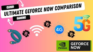 Ultimate Geforce Now Comparison 4G vs 5G vs Wifi 6 vs Ethernet [upl. by Revell]