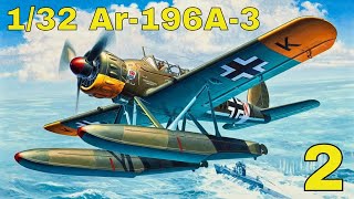 Revell Ar196A3 132 Build  Part 2 Painting Weathering and Done [upl. by Fabe]