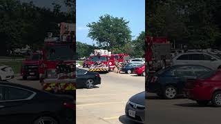 Lincoln apartment fire displaces one person [upl. by Ybsorc]