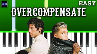 twenty one pilots  Overcompensate  Piano Tutorial EASY [upl. by Admana]