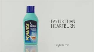 Mylanta Tonight Liquid Antacid Faster Than Heartburn [upl. by Hervey]