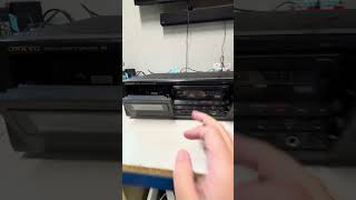 TESTING A ONKYO CASSETTE DECK SYSTEM onkyo cassetteplayer hifi [upl. by Euqinim912]