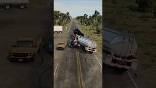 Realistic Highway Car Crashes 196  BeamNG drive [upl. by Ronnie]