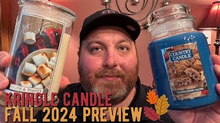 Kringle Candle Fall Preview 2024  Country Candle  100 Soy Wax Candles [upl. by Daggett]