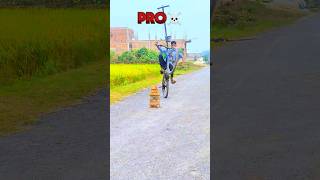 3 Rider 1 Cycle Pro vs noob 💪🏻✅ shorts video videos subscribe viralvideo [upl. by Suisyola]