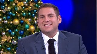 Jonah Hill Interview 2013 Oscar Buzz Surrounds Actor and The Wolf of Wall Street [upl. by Jackquelin163]