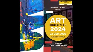 SURATS BIGGEST ART EXHIBITION 2024  Announcement FrameboxxSurat [upl. by Osnohpla]