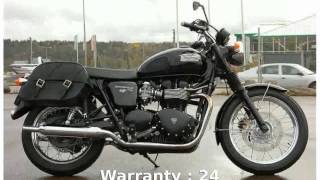 2010 Triumph Bonneville T100  Specs [upl. by Anelrahc]