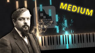 Rêverie  Debussy  MEDIUM Piano Tutorial [upl. by Graces]