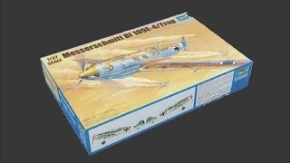 Trumpeter 132 Messerschmitt Bf 109E4Trop Scale Model Review [upl. by Ticknor]