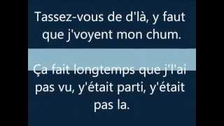 Tassezvous de dlà  Les Colocs  LyricsParole [upl. by Pedrotti147]