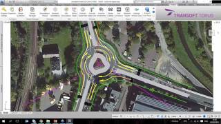 Design a TurboRoundabout in AutoCAD Civil3D or Microstation [upl. by Strade]