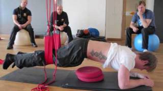 Functional Core Stability Training in Sling Suspension [upl. by Adyan808]