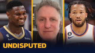 Knicks battle Cavs Michael Rapaport is over Zion amp picks Warriors to oust Lakers  NBA  UNDISPUTED [upl. by Beare]