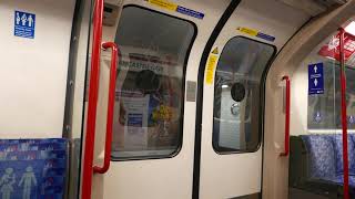 London Underground Central Line Journey Notting Hill Gate to Marble Arch 12 February 2021 [upl. by Elorac]