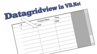 Datagridview control in vbnet properties methods and events in hindi [upl. by Stormie]