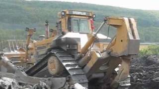 Caterpillar D11R Working with FiatAllis FD50 [upl. by Franz]