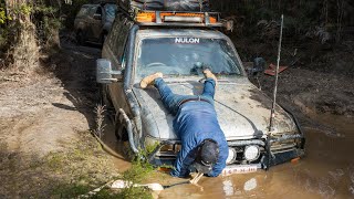 THE 4WD SHORTCUT FROM HELL – 4 days in the mud Bush mechanic fixes winching into the night [upl. by Adnilahs]