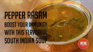 Pepper rasam recipe  miriyala chaaru  menasina saaru  milagu rasam to boost your immunity [upl. by Harlow]