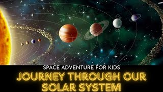 Space Adventure Journey Through the Solar System Kids learning about Solar system [upl. by Ramed]