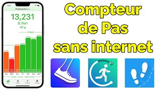 Installer application Podomètre gratuit Compteur de pas Android [upl. by Aivonas]