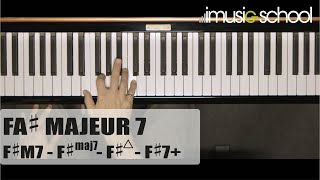 🎹 quotFA MAJEUR 7 ET SES RENVERSEMENTSquot Les principales positions daccords au PIANO sur imusicschool [upl. by Tolmann]