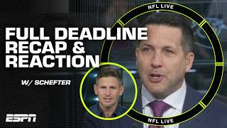 Full NFL trade deadline recap amp reaction with Adam Schefter  NFL Live [upl. by Nawoj752]