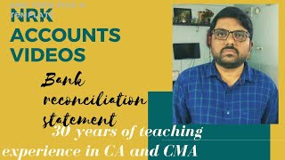 CAampCMA foundationBRS BANK RECONCILIATION STATEMENT Lecture1 Introduction [upl. by Groeg]