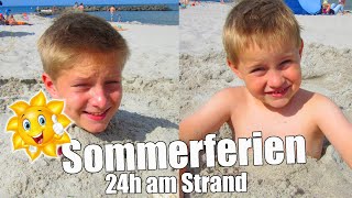 Sommerferien 24h am Strand 🌅 TipTapTube Ash5ive Echtso marieland [upl. by Bertold]