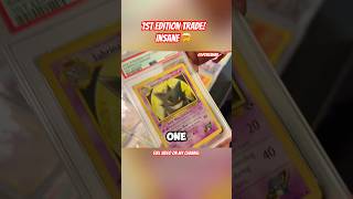 I Traded for this first edition rare card 🤯 shorts reels pokemoncards pokemontcg viral [upl. by Athiste903]