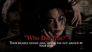 quotWho did thisquot Your deadly enemy asks after you got abued by your boss  Jungkook oneshot [upl. by Elem]