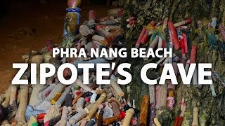 Phra Nang Beach y la cueva de quotlos zipotesquot  Tailandia [upl. by Eniamrehc]