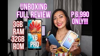 HUAWEI Y6 PRO 2019  UNBOXING amp FULL REVIEW  ENGLISH REVIEW [upl. by Oine]