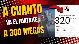 A Que Ping Va El Fortnite Con 300 Megas De Internet 2024 [upl. by Atikahs]