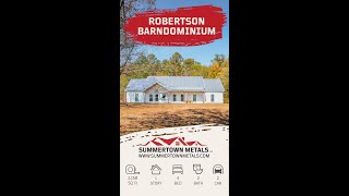 Robertson Barndominium Walkthrough  2250 sq ft 4 bed  2 bath home with carport [upl. by Edmunda967]